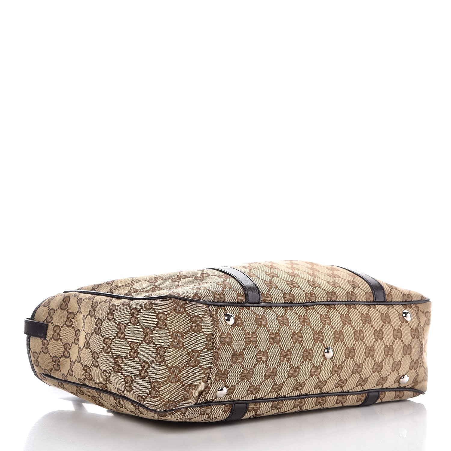 Gucci Monogram Medium Twins Tote Dark Brown 4 of 12