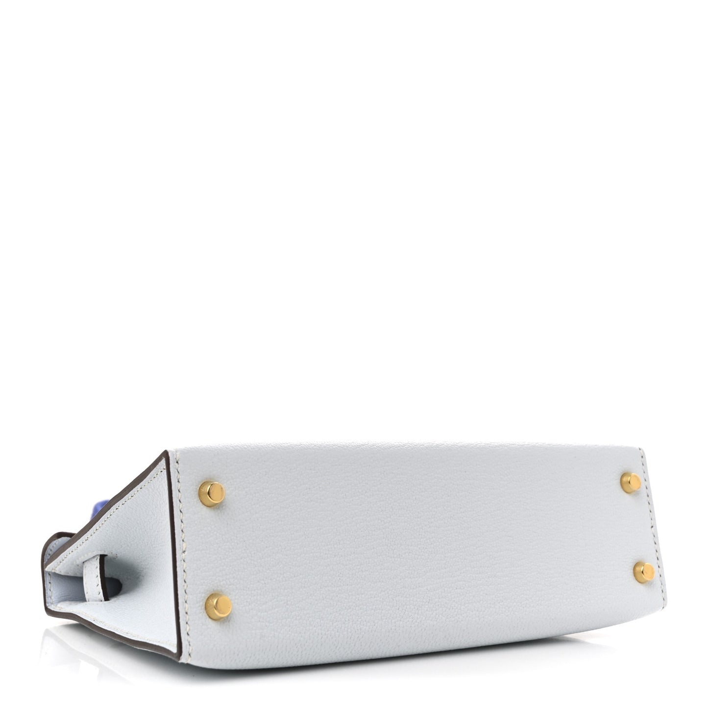 Chevre Mysore Mini Kelly Sellier 20 Bleu Brume Bleu Electrique
