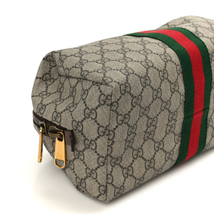 Gucci GG Supreme Monogram Web Ophidia Toiletry Case Beige 10 of 11