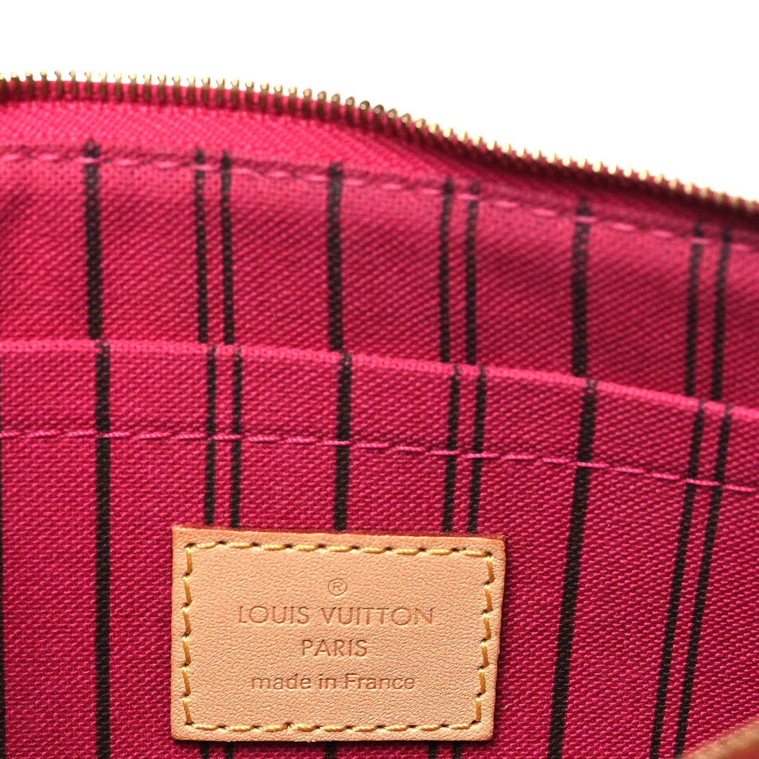 Louis Vuitton Monogram Neverfull MM GM Pochette Pivoine 6 of 7