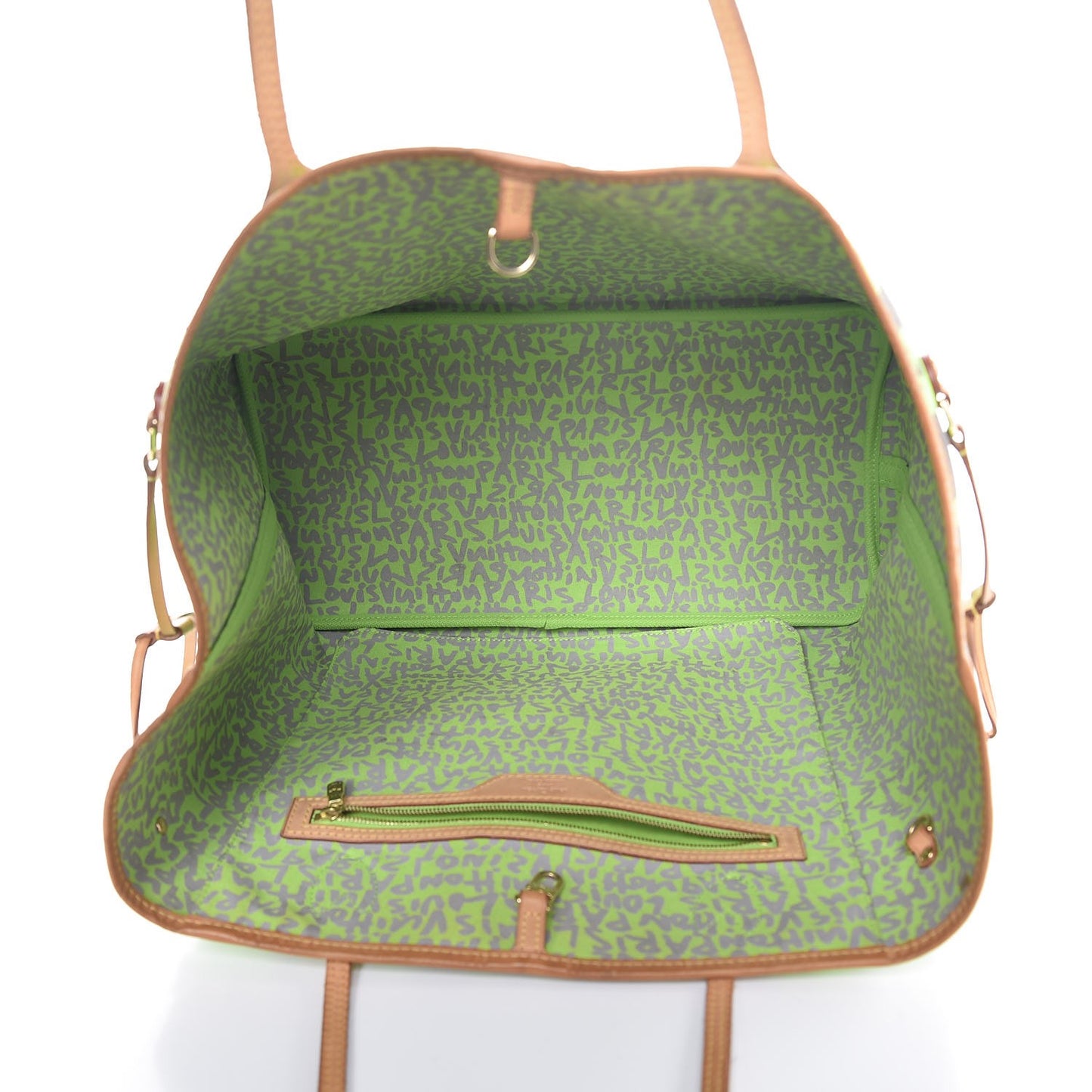 Monogram Graffiti Neverfull GM Green