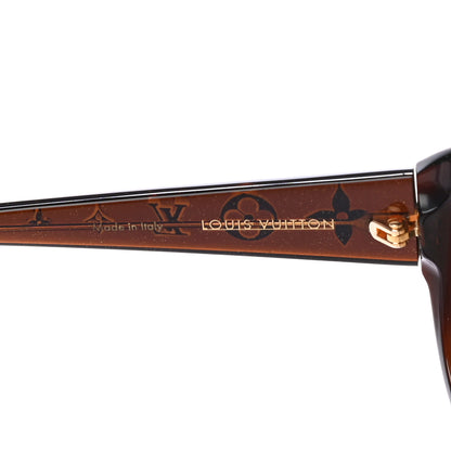 Louis Vuitton Acetate Obsession GM Sunglasses Z0459W Brown Glitter 6 of 7