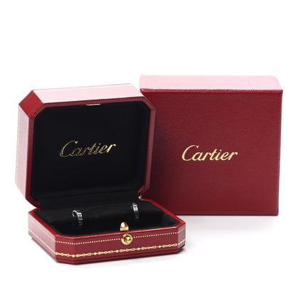 Cartier 18K White Gold Small LOVE Hoop Earrings 8 of 8