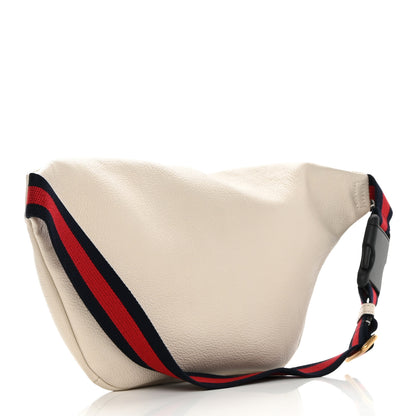 Gucci Grained Calfskin Logo Belt Bag White 3 of 13