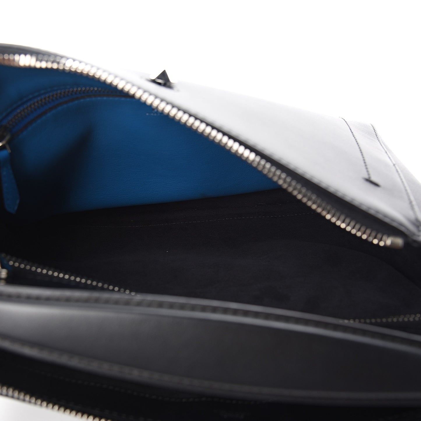 Vitello Baltico Dolce DotCom Satchel Black Blue Royal