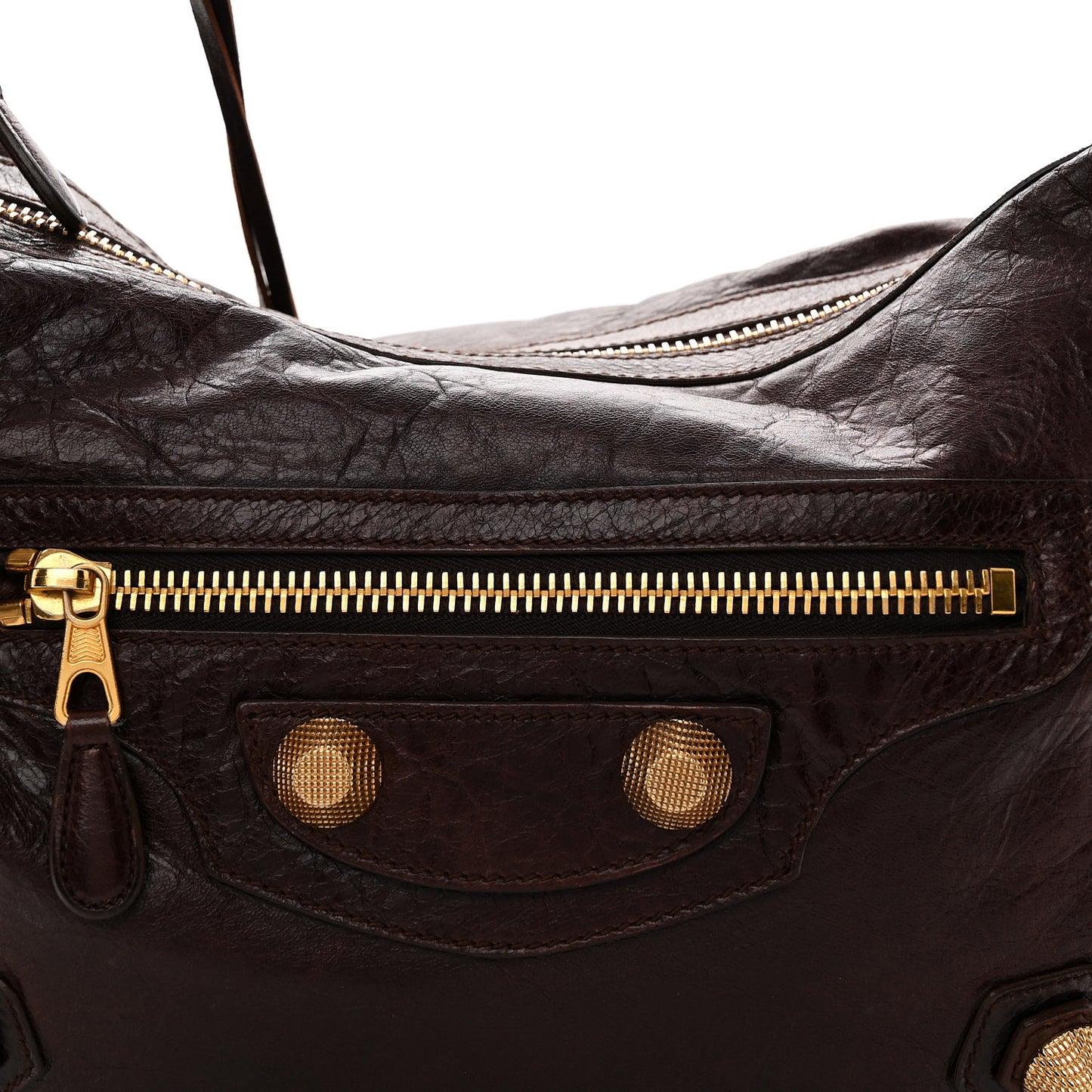 Chevre Giant 21 Gold Hardware Hobo Mogano