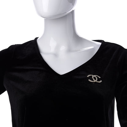 Chanel Pearl CC Mini Brooch Gold 2 of 4