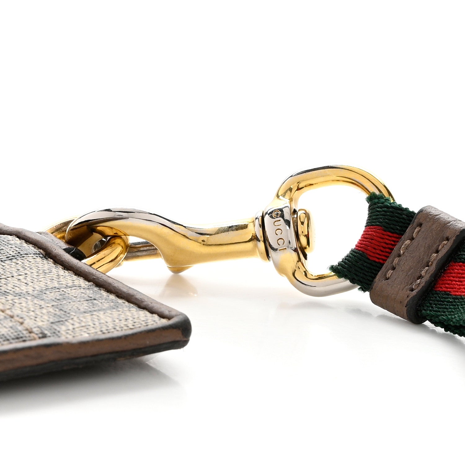 Gucci GG Supreme Monogram Ophidia ID Holder Beige Ebony New Acero 7 of 8