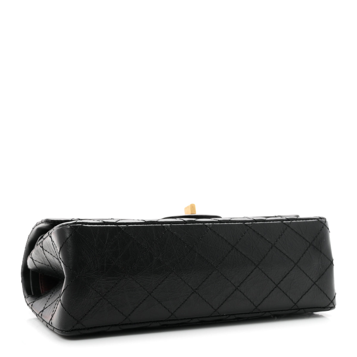 Chanel Aged Calfskin Quilted 2.55 Reissue 225 Flap Black 4 of 11