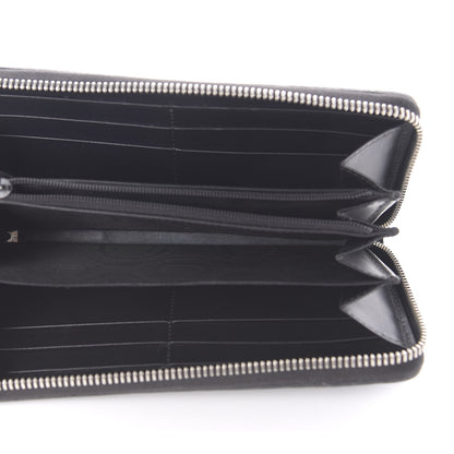 Gucci Guccissima Web Zip Around Wallet Black 5 of 12