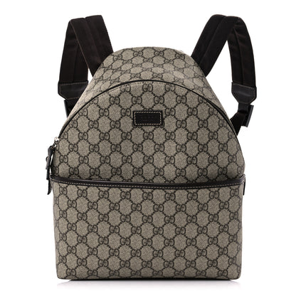 Gucci GG Supreme Monogram Margaux Calfskin Childrens Day Backpack Beige Ebony Cocoa Dark Chocolate 1 of 12