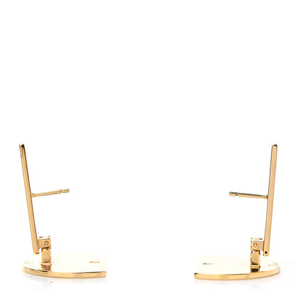Christian Dior Half Moon Earring Gold 3 of 4