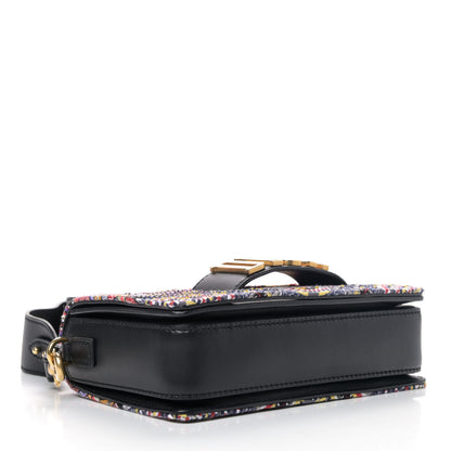 Christian Dior Calfskin Bead Embroidered Butterfly Dio(r)evolution Flap Bag Multicolor 3 of 4