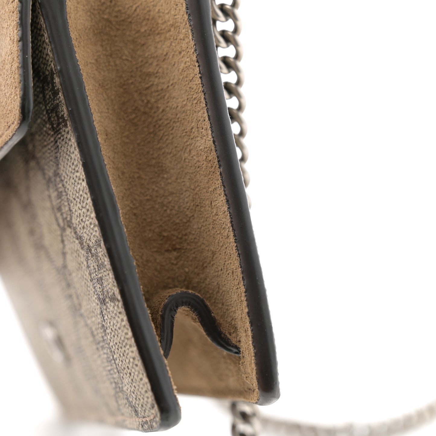 GG Supreme Monogram Super Mini Dionysus Shoulder Bag Taupe