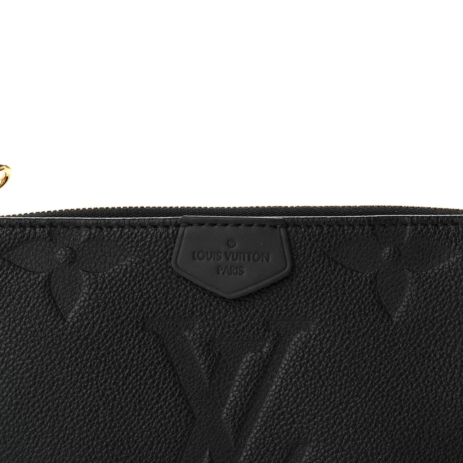 Louis Vuitton Empreinte Monogram Giant Multi Pochette Accessories Mini Pochette Black 7 of 10