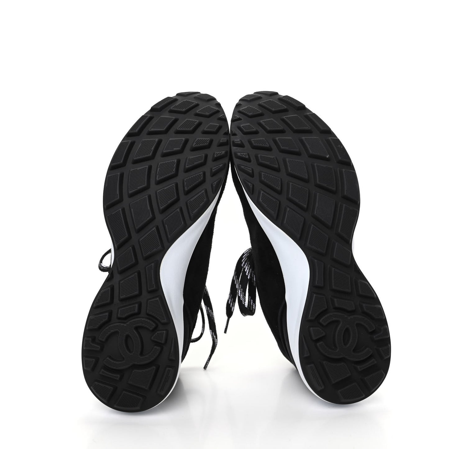 Suede Goatskin CC Sneakers 39 Black