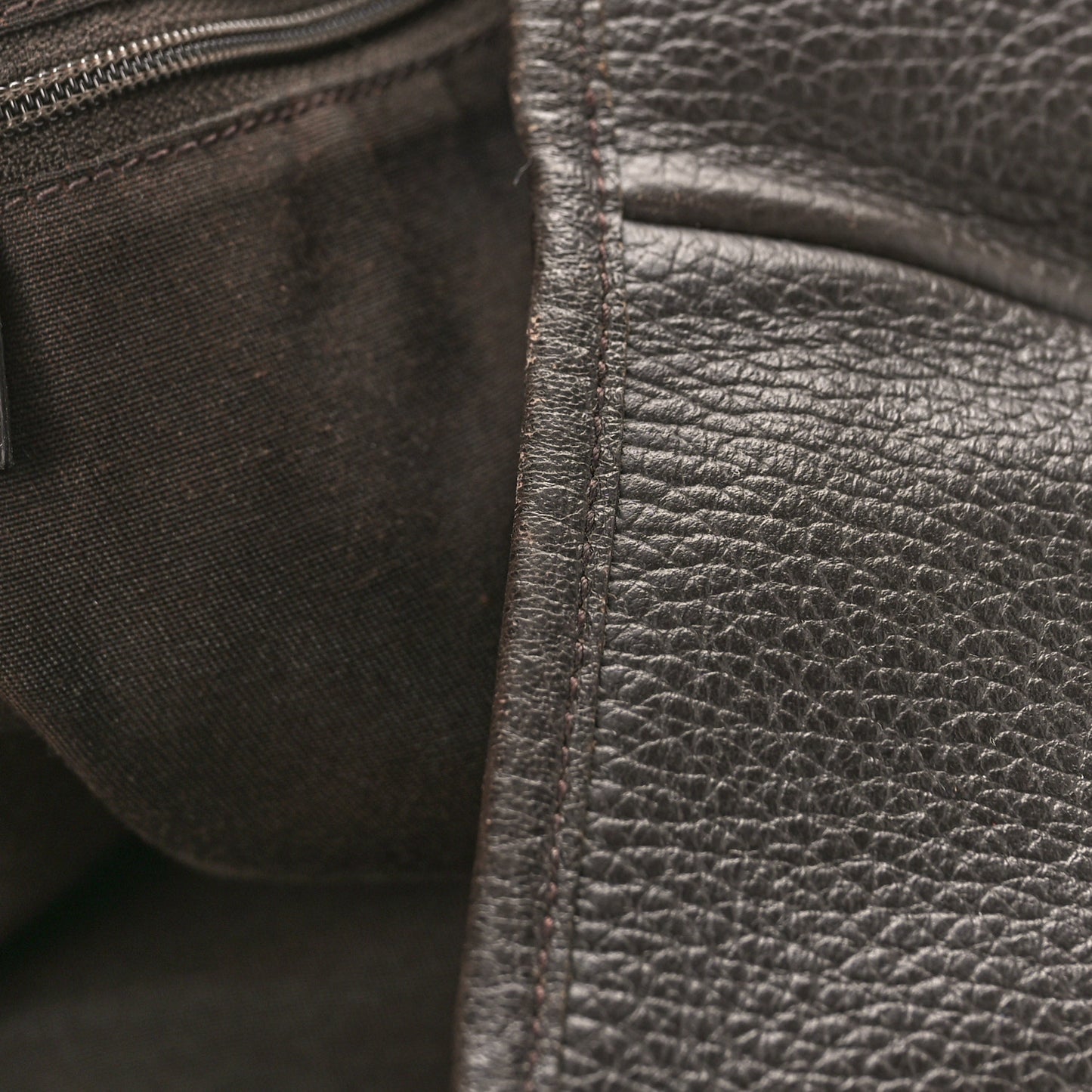 Calfskin Medium Pelham Shoulder Bag Dark Brown