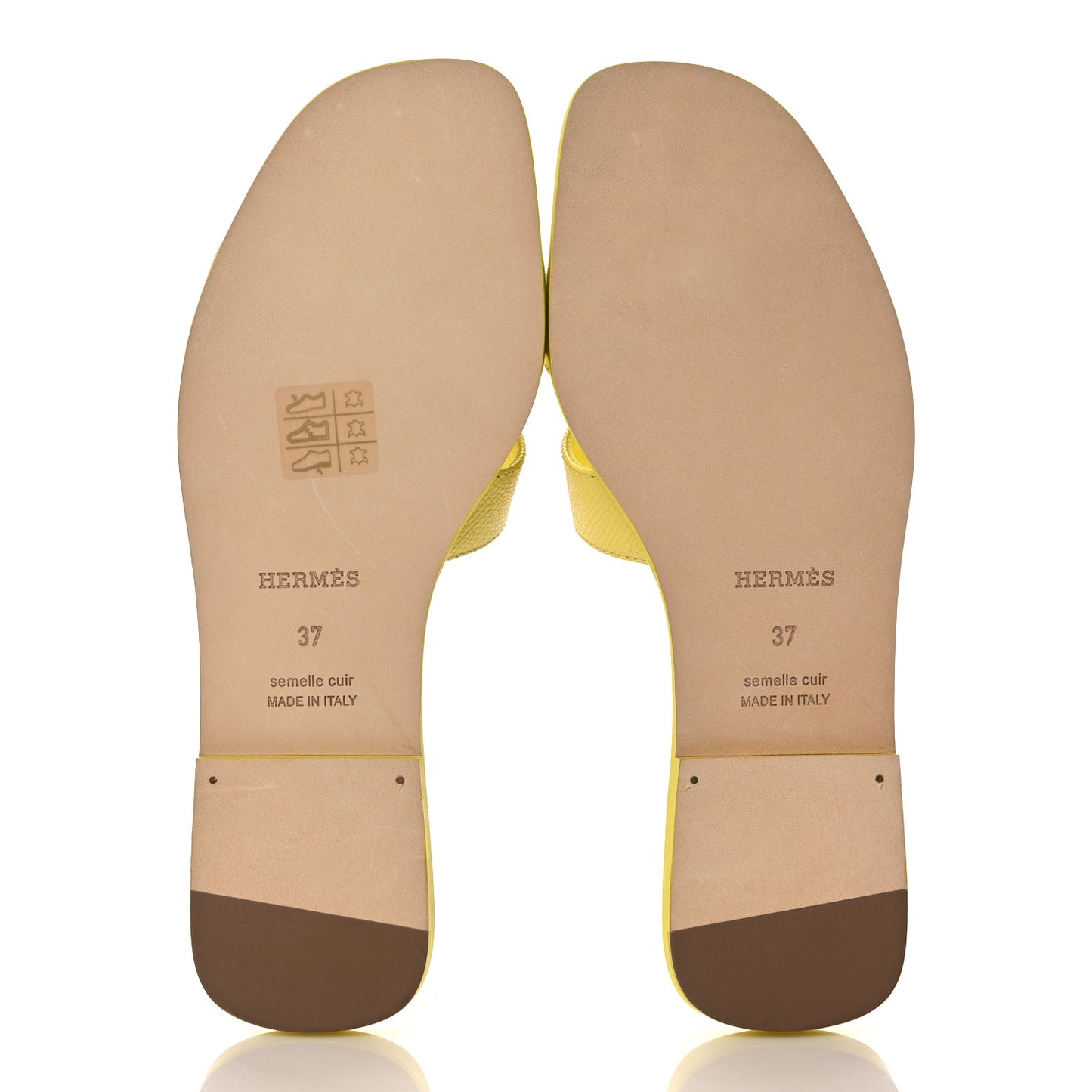 Epsom Oran Sandals 37 Jaune Curcuma