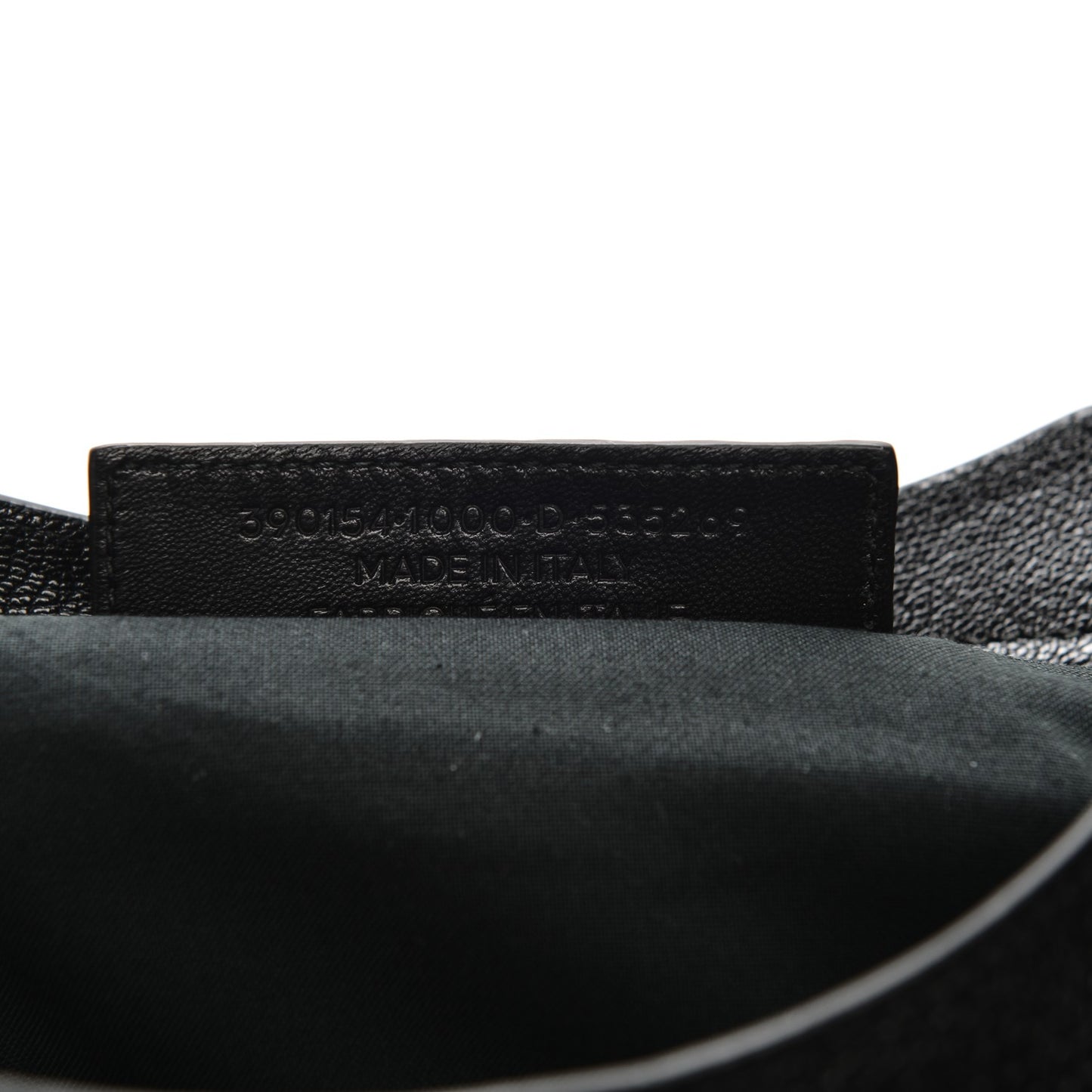 Chevre Silver Metallic Edge Hardware City Black