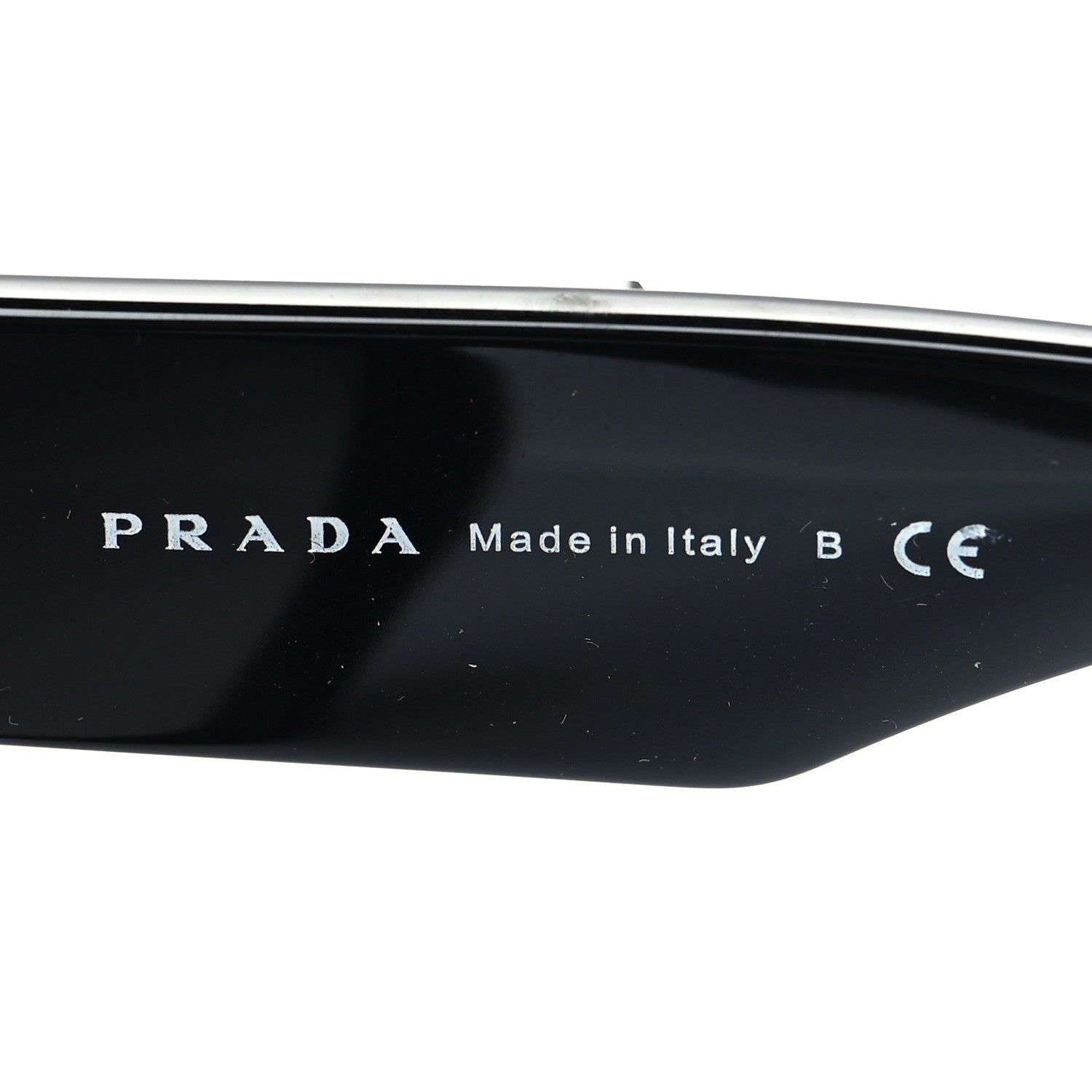 Prada Acetate Jewel Cat Eye Sunglasses SPR22Q Black 5 of 7
