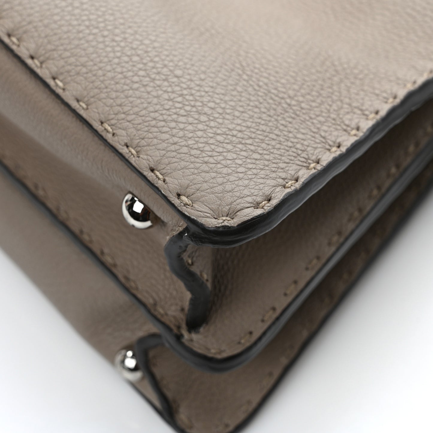 Cuoio Romano Selleria Chamois Medium Peekaboo I SEE U Satchel Corda Camelia Cipria
