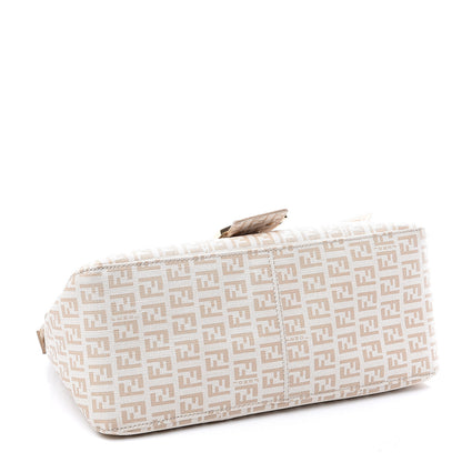 Fendi Zucchino Spalmati Forever Mama Baguette Crema Ecru 3 of 13