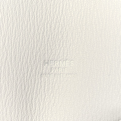 Hermes Taurillon Clemence Jypsiere 34 Gris Perle 6 of 11