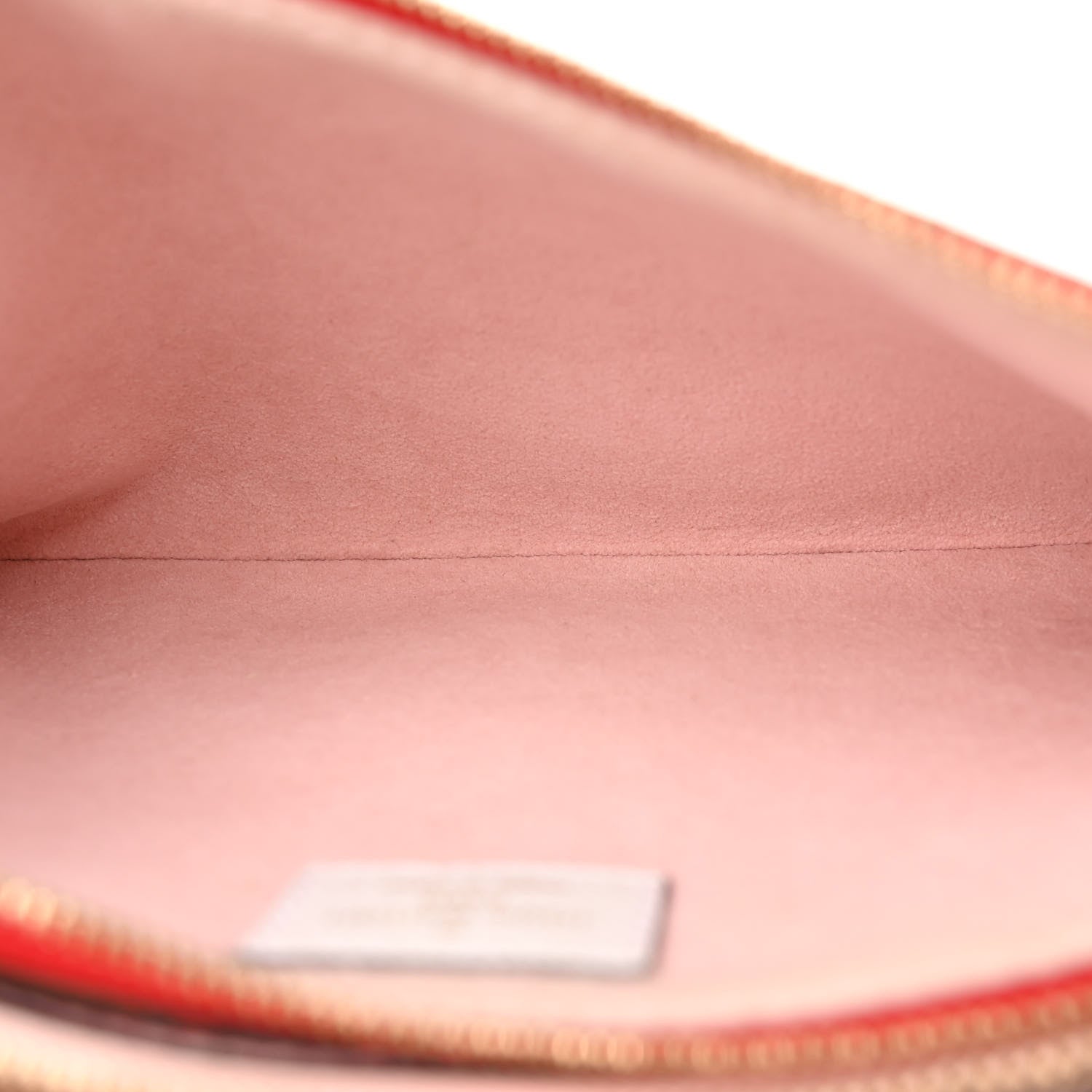 Louis Vuitton Monogram Giant Double Zip Pochette Rouge 5 of 11