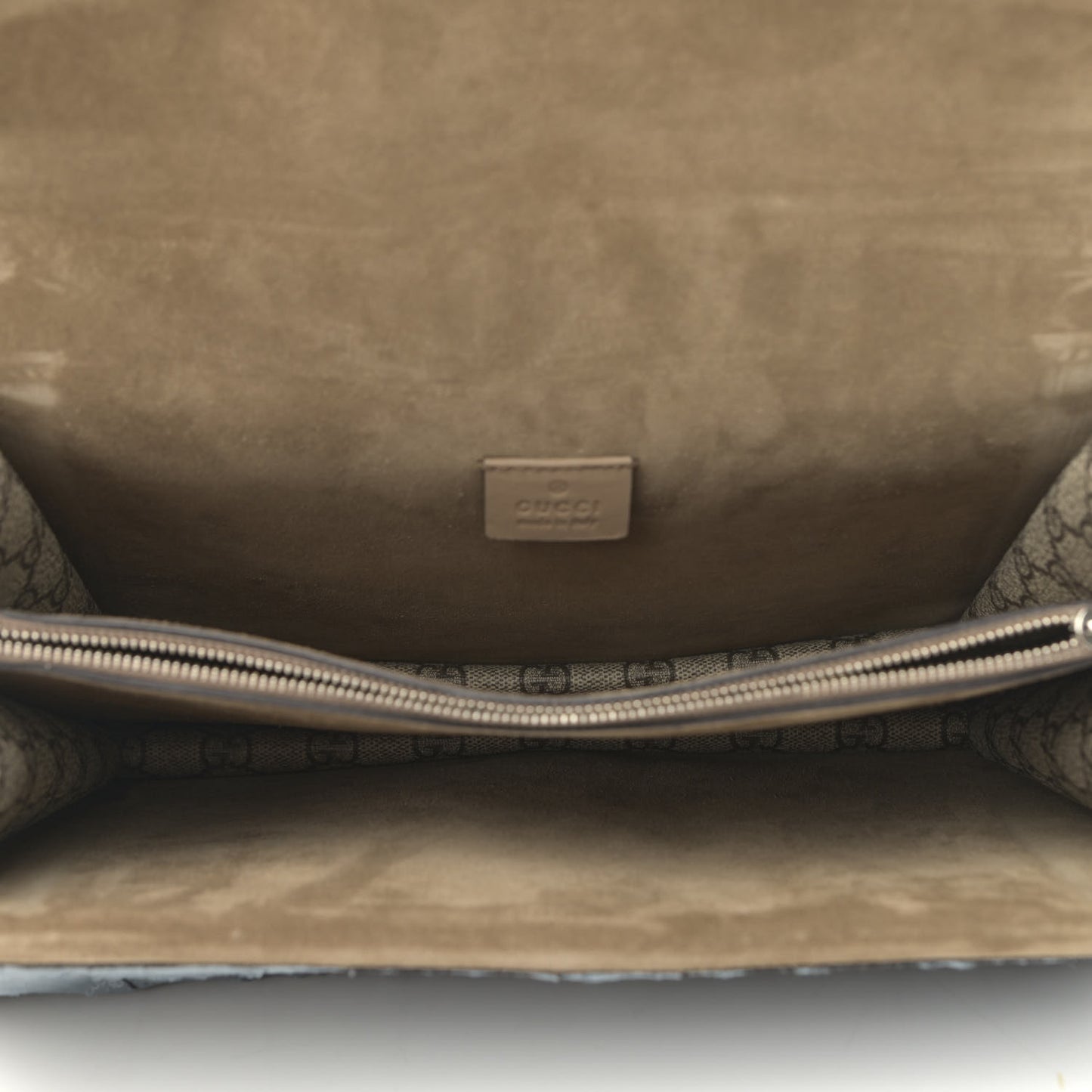 GG Supreme Monogram Lightning Embroidered Medium Dionysus Shoulder Bag Beige
