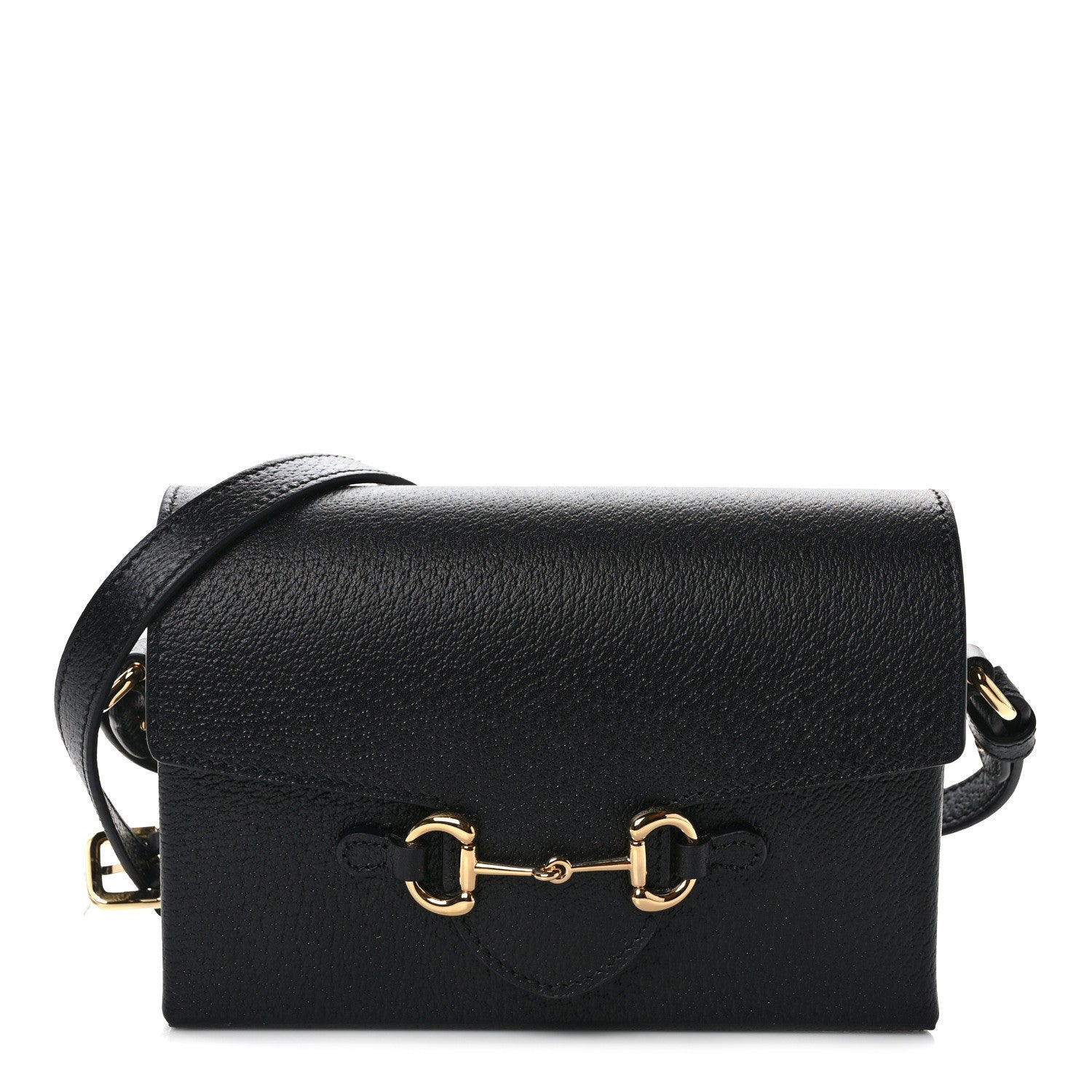 Gucci Calfskin Horsebit 1955 Shoulder Bag Black 1 of 10