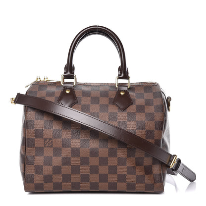 Louis Vuitton Damier Ebene Speedy Bandouliere 25 1 of 10