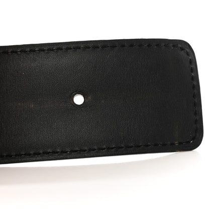 Hermes Box Swift 32mm Idem Belt 85/34 Black Gold 7 of 7