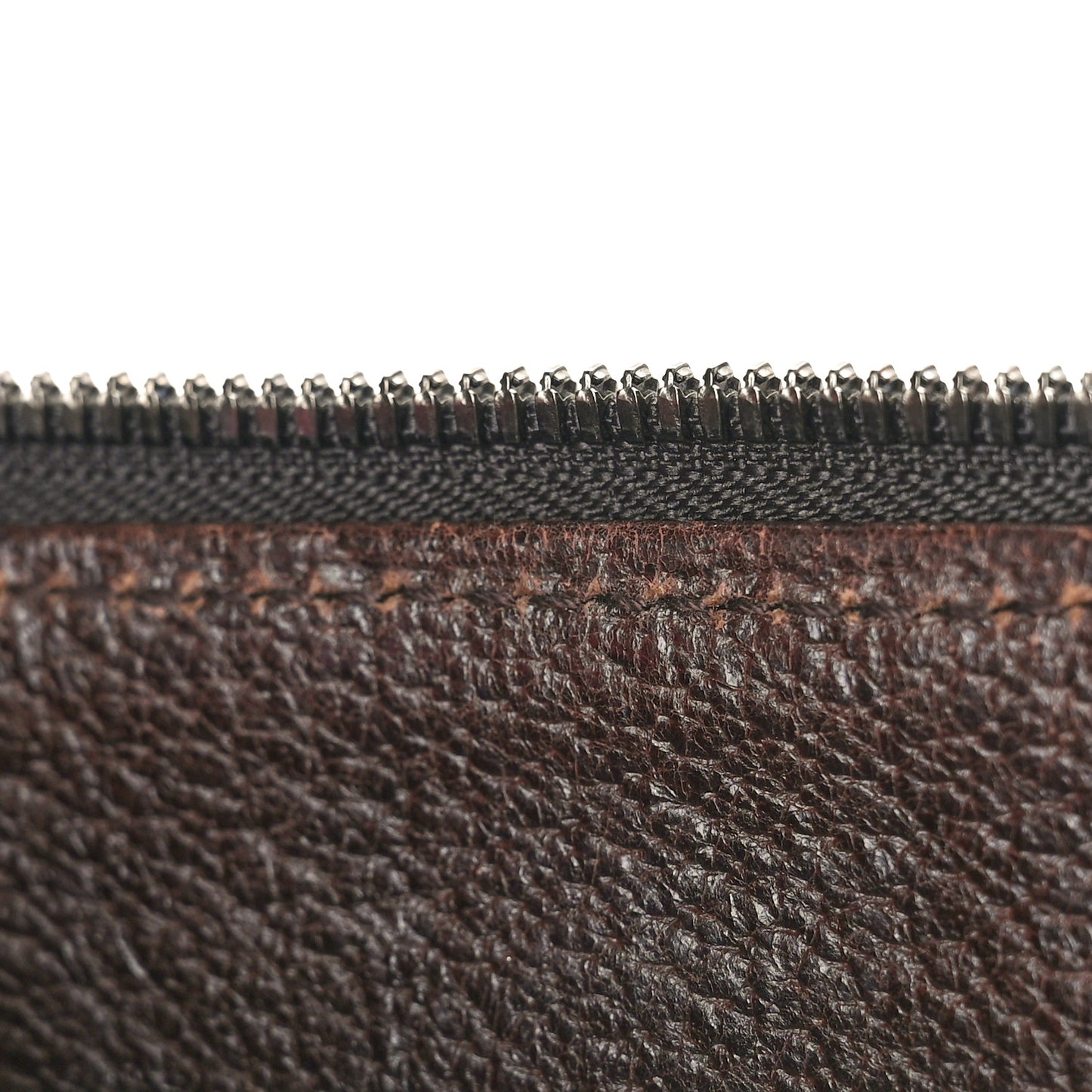 Monogram Flat Messenger Bag Ebony