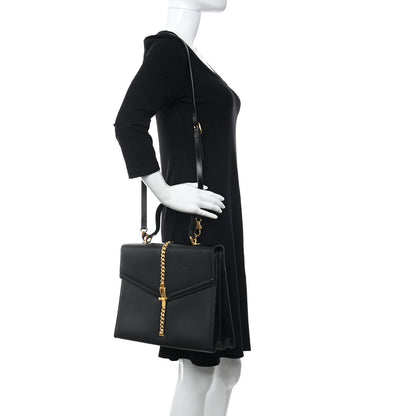 Gucci Azalea Calfskin Medium Sylvie 1969 Top Handle Bag Black 2 of 18