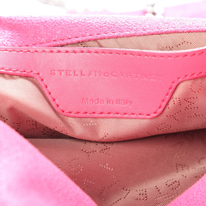Stella McCartney Shaggy Deer Mini Falabella Fold Over Tote Hot Pink 6 of 10