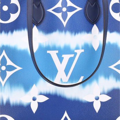 Louis Vuitton Monogram Escale Onthego GM Blue 6 of 8