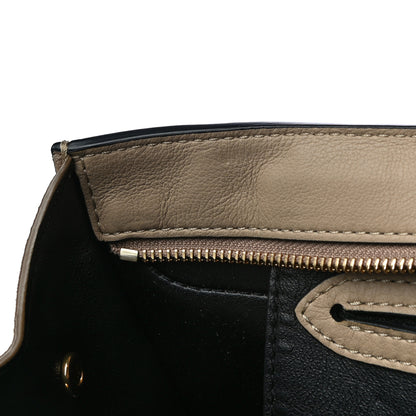 Celine Drummed Calfskin Suede Large Trapeze Sahara 16 of 26