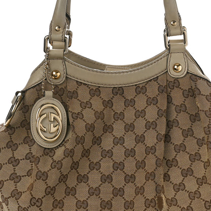 Gucci Monogram Medium Sukey Tote Off White 8 of 22
