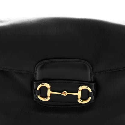 Gucci Calfskin Horsebit 1955 Aura Small Shoulder Bag Black 8 of 11