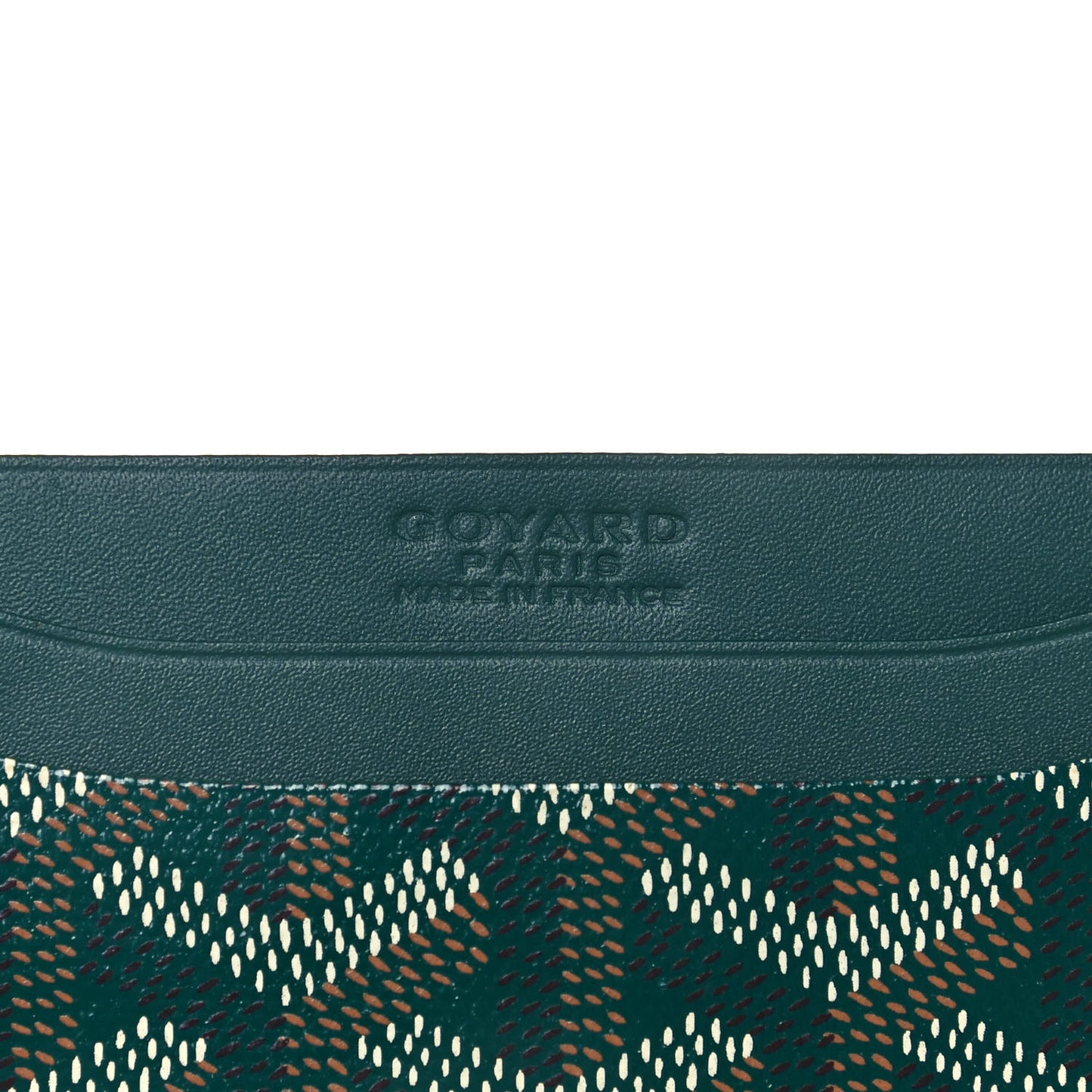 Goyardine Saint Sulpice Card Holder Green