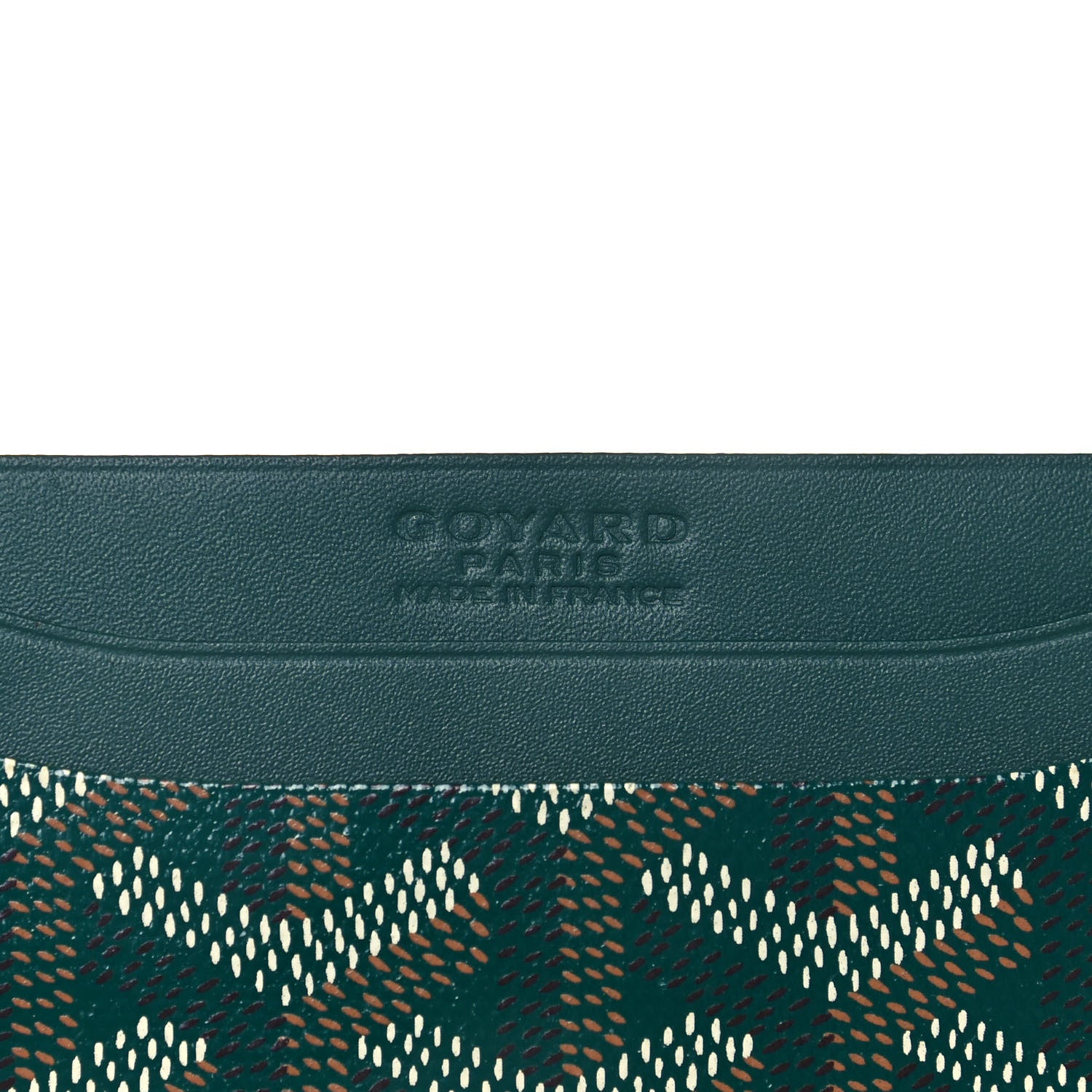 Goyard Goyardine Saint Sulpice Card Holder Green 6 of 7