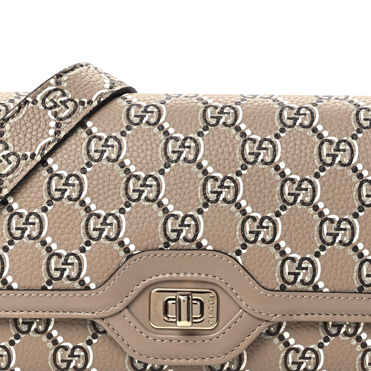GG Shadow Monogram Small Luce Shoulder Bag Beige