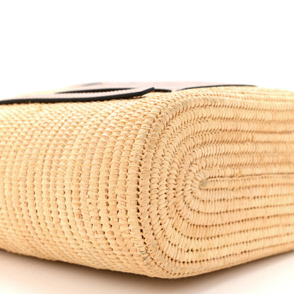 Loewe Raffia Small Square Basket Tote Bag Natural Tan 8 of 10