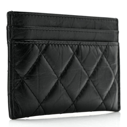 Chanel Aged Calfskin Quilted Reissue Card Holder So Black 3 of 11