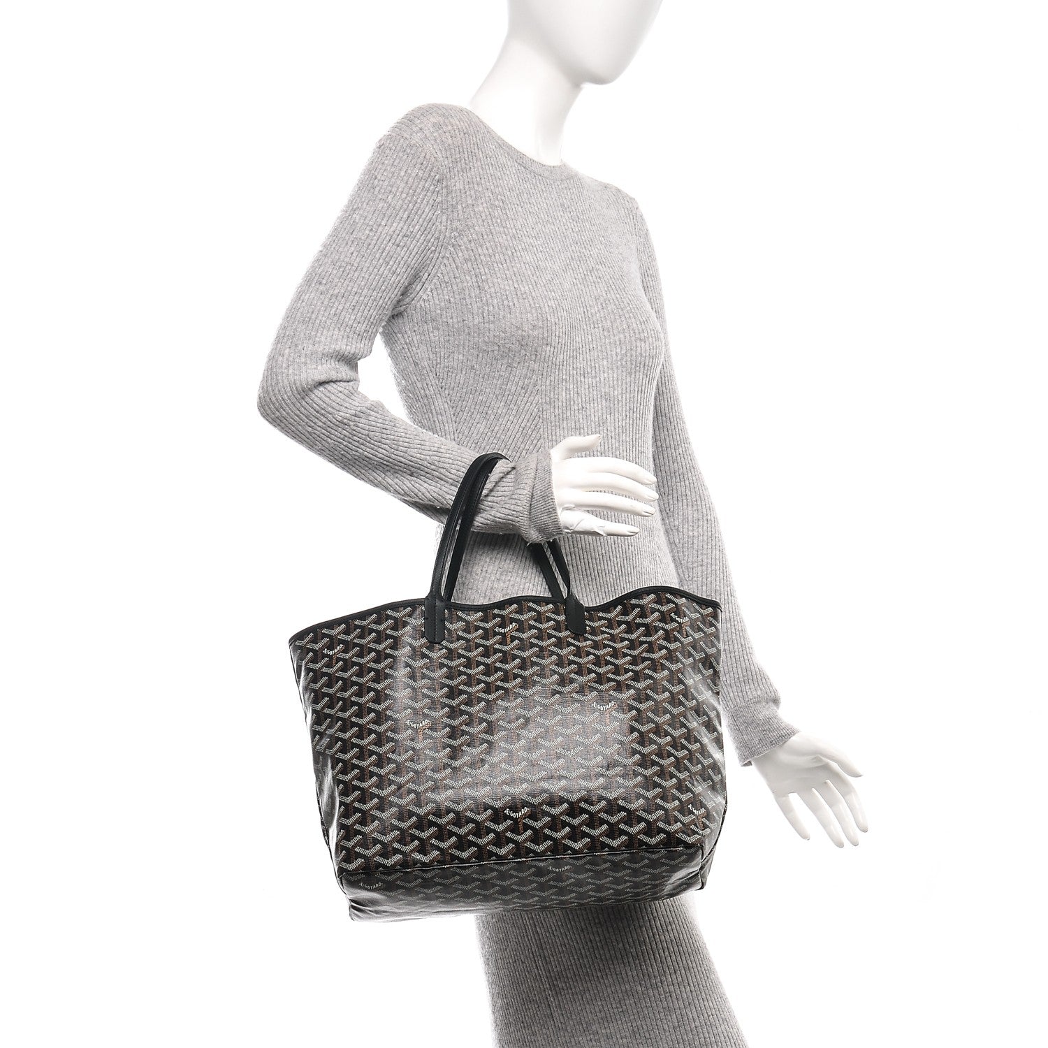 Goyard Goyardine Saint Louis PM Black 2 of 6