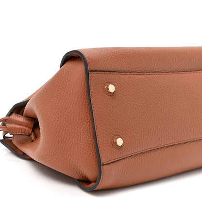 Mulberry Heavy Grain Iris Tote Brown 9 of 9