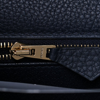 Hermes Togo Kelly Retourne 28 Bleu Nuit 29 of 39