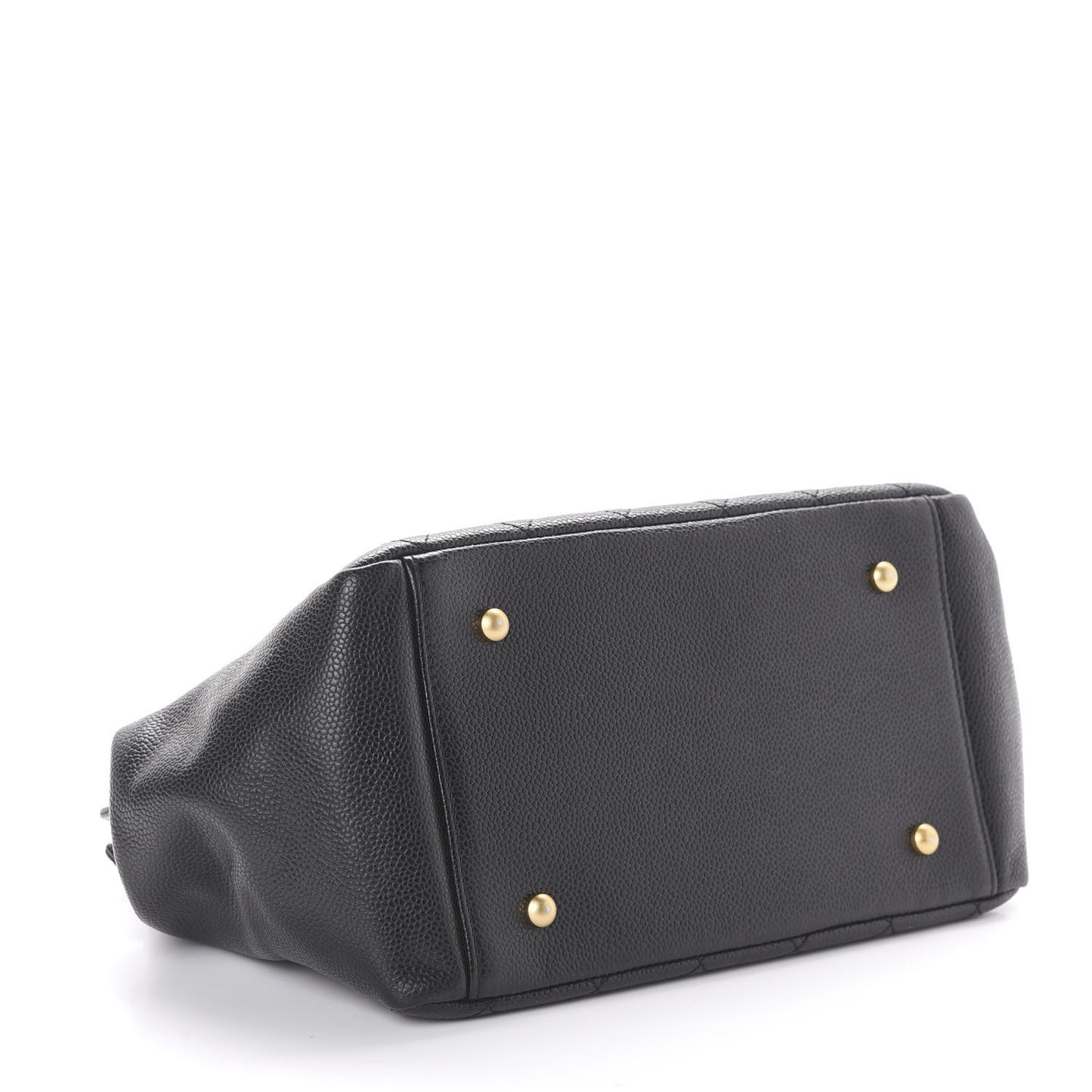 Caviar Quilted Petit Timeless Tote PTT Black