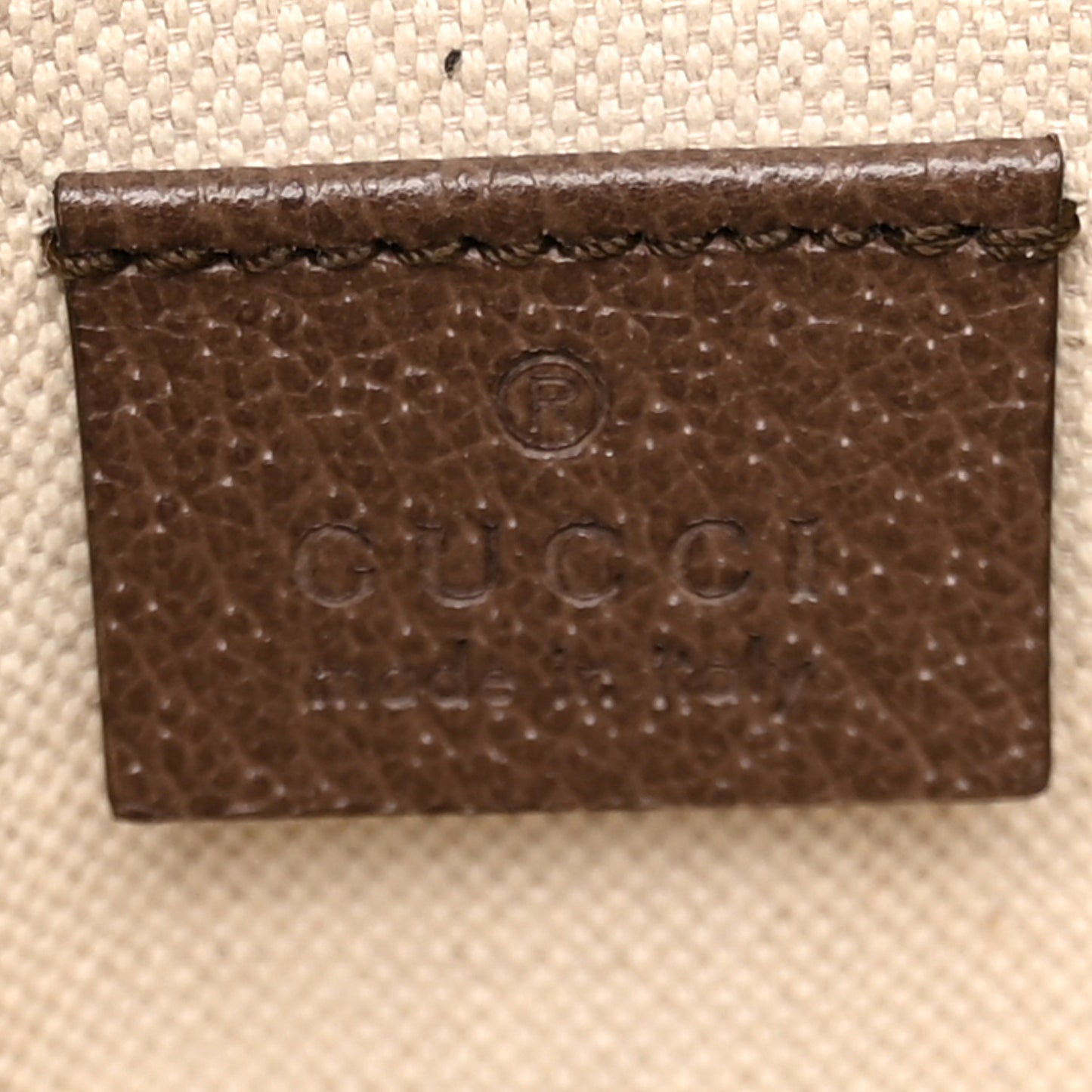 GG Supreme Monogram Neo Vintage Web Belt Bag Brown