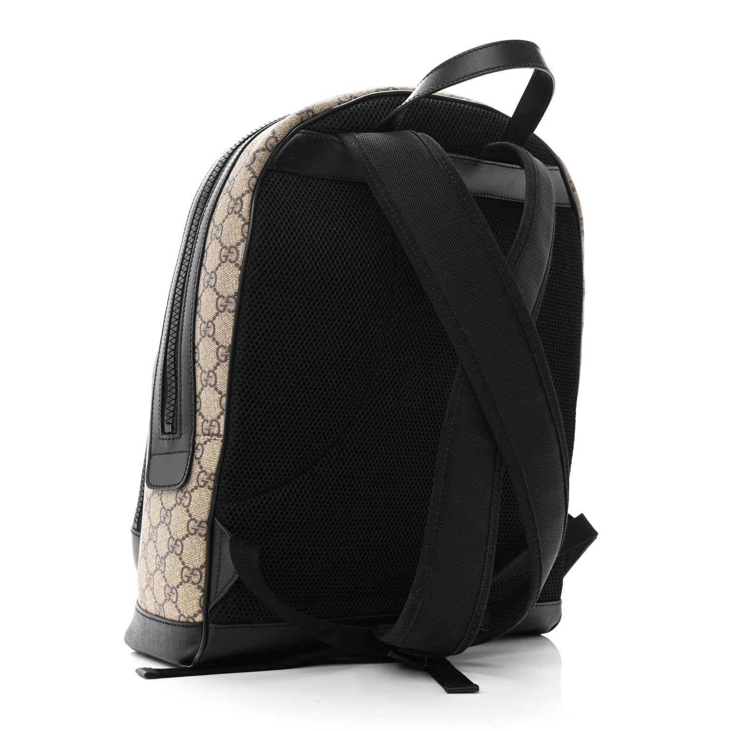 Gucci GG Supreme Monogram Medium Backpack Black 3 of 10